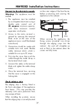 Предварительный просмотр 39 страницы Newworld NW70DO Users Manual & Installation Handbook