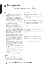 Preview for 6 page of Newworld NWECO13FSW Instruction Manual