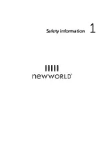 Preview for 4 page of Newworld NWG60B Instruction Manual