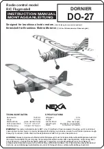 Предварительный просмотр 1 страницы Nexa DORNIER DO-27 Instruction Manual