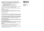 Preview for 5 page of Nexa ZMD-107 Manual