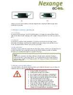 Preview for 9 page of Nexange NXL1 White User Manual