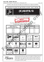 Preview for 1 page of Nexans Euromold K480TB/G Installation Instructions Manual