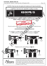 Nexans EUROMOLD K800PB/G Installation Instructions Manual preview