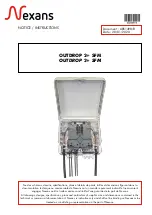 Preview for 1 page of Nexans OUTDROP 2+ SFM 72FO Instructions Manual