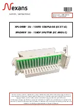 Preview for 1 page of Nexans XPLORER Series Instructions Manual