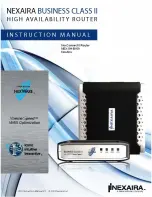 Nexaria NEX-SH-B109 Instructlon Manual preview