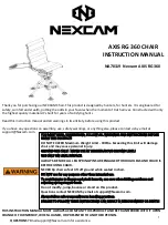 NEXCAM AXIS RG 360 Instruction Manual предпросмотр