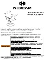 NEXCAM AXIS SC-360 Instruction Manual preview