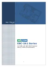 Preview for 1 page of Nexcom EBC-3A1 Series User Manual