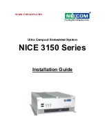 Nexcom NICE 3150 Series Installation Manual preview