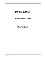 Preview for 1 page of Nexcom Peak 602VL User Manual