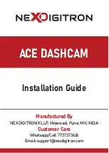 NexDigitron ACE Installation Manual preview