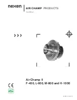 Preview for 1 page of Nexen AIR CHAMP II F-450 User Manual