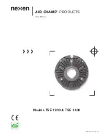 Nexen Air Champ TSE 1200 User Manual preview