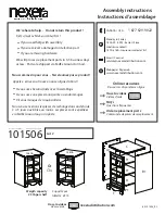 Предварительный просмотр 1 страницы NEXERa 101506 Assembly Instructions Manual