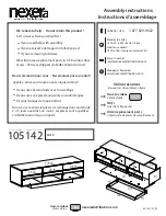 Предварительный просмотр 1 страницы NEXERa 105142 Assembly Instructions Manual