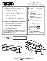 NEXERa 109006 Assembly Instructions Manual предпросмотр