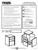 Предварительный просмотр 1 страницы NEXERa 211203 Assembly Instructions Manual