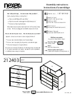 NEXERa 212403 Assembly Instructions Manual предпросмотр