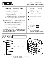 Предварительный просмотр 1 страницы NEXERa 221503 Assembly Instructions Manual