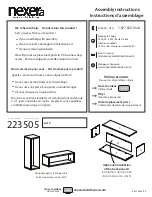 Предварительный просмотр 1 страницы NEXERa 223505 Assembly Instructions Manual