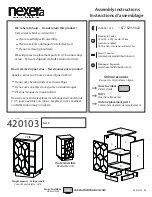 NEXERa 420103 Assembly Instructions Manual предпросмотр