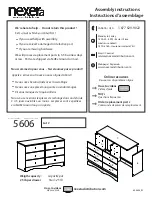 NEXERa 5606 Assembly Instructions Manual предпросмотр