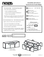 Preview for 1 page of NEXERa 600103 Assembly Instructions Manual