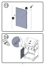 Предварительный просмотр 12 страницы Nexgrill 1900624 Assembly Instructions Manual