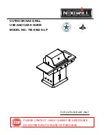 Предварительный просмотр 1 страницы Nexgrill 720-0082-S-LP Use And Care Manual