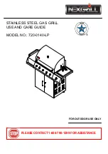 Nexgrill 720-0140-LP Use And Care Manual предпросмотр