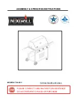 Предварительный просмотр 1 страницы Nexgrill 720-0311 Assembly & Operating Instructions