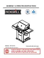 Nexgrill 720-0312 Assembly & Operating Instructions предпросмотр