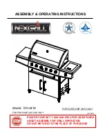 Предварительный просмотр 1 страницы Nexgrill 720-0419 Assembly & Operating Instructions