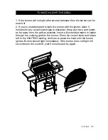 Предварительный просмотр 16 страницы Nexgrill 720-0419 Assembly & Operating Instructions