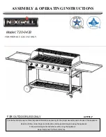 Предварительный просмотр 1 страницы Nexgrill 720-0433 Assembly & Operating Instructions