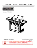 Nexgrill 720-0466 Assembly & Operating Instructions preview