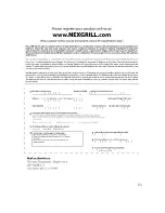 Предварительный просмотр 53 страницы Nexgrill 720-0536 Assembly & Operating Instructions