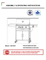 Предварительный просмотр 1 страницы Nexgrill 720-0543 Assembly & Operating Instructions