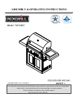 Preview for 1 page of Nexgrill 720-0600 Assembly & Operating Instructions