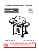 Nexgrill 720-0609-LP Assembly & Operating Instructions предпросмотр