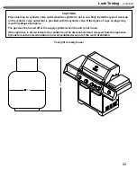 Предварительный просмотр 22 страницы Nexgrill 720-0778B User Manual