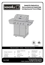 Nexgrill 720-0783EF Assembly Instructions Manual предпросмотр