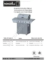 Предварительный просмотр 1 страницы Nexgrill 720-0830H Assembly & Instruction Manual