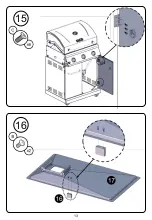 Предварительный просмотр 13 страницы Nexgrill 720-0830MG Assembly Instructions Manual