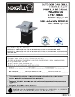 Nexgrill 720-0864 User Manual предпросмотр