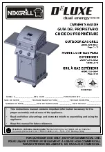 Предварительный просмотр 1 страницы Nexgrill 720-0864R Owner'S Manual