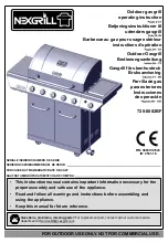 Предварительный просмотр 1 страницы Nexgrill 720-0882BF Operating Instruction