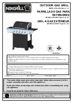 Preview for 1 page of Nexgrill 720-0888 A User Manual